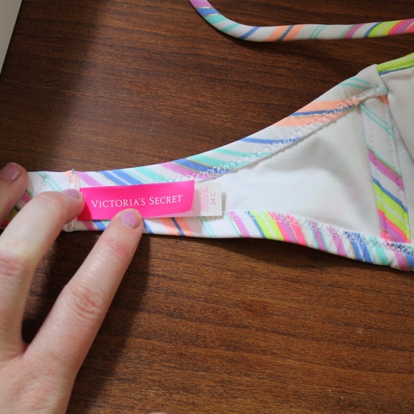 Striped Victoria Secret Bikini Top - Picture 4 of 8